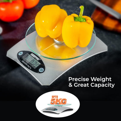 Geepas Digital Kitchen Scale GBS4209 With 2 Year Warranty