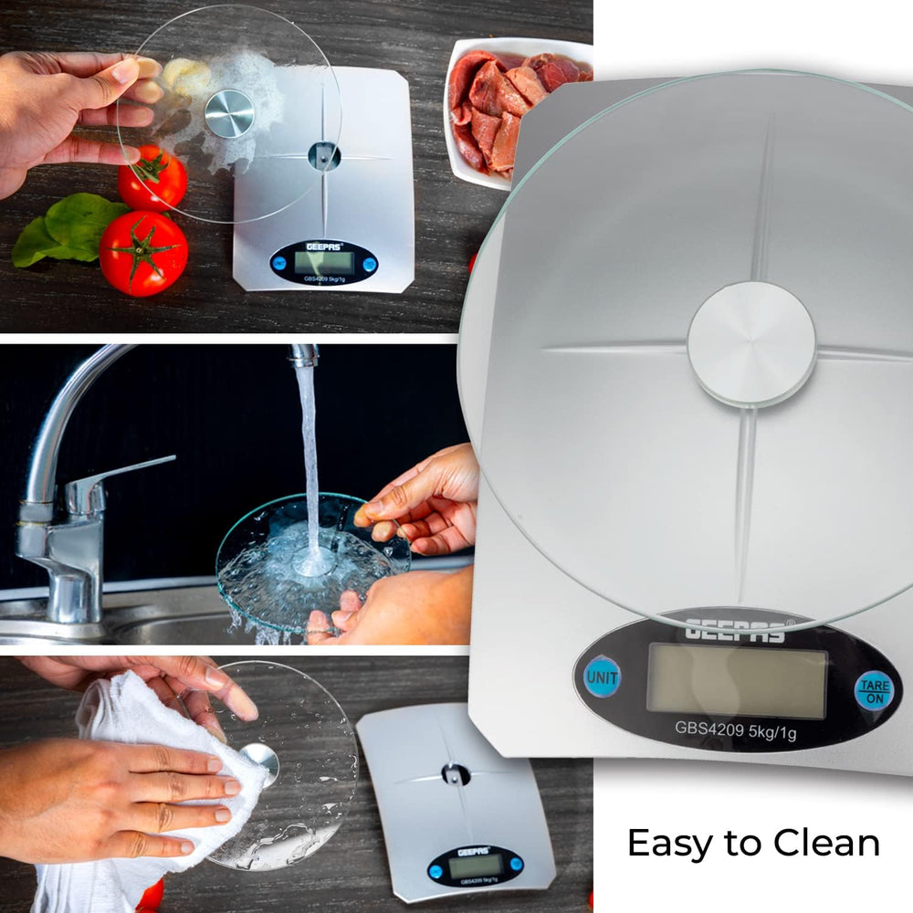 Geepas Digital Kitchen Scale GBS4209 With 2 Year Warranty