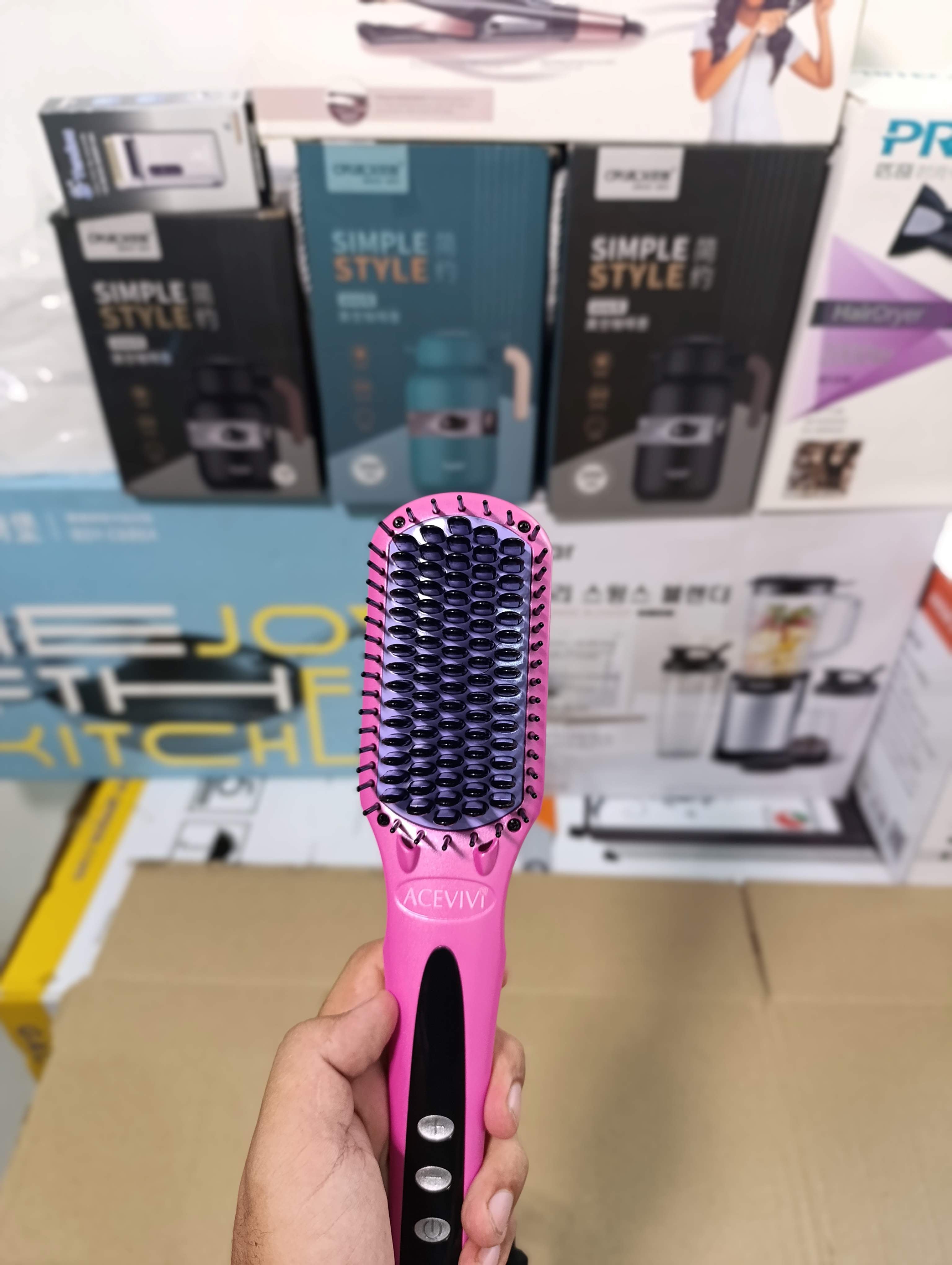 Amazon Lot Imported Acevivi Hair Straightener Brush The Lot Mart