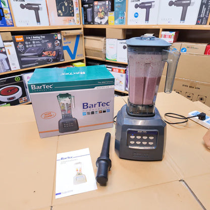 Bartec Commercial Blender with 2L Capacity for High-Power Blending of Smoothies, Soups, and Shakes