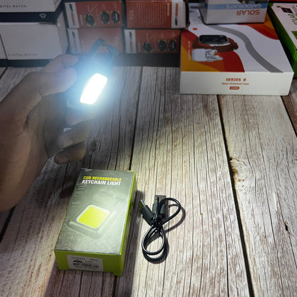 Rechargeable Cob Light Keychain