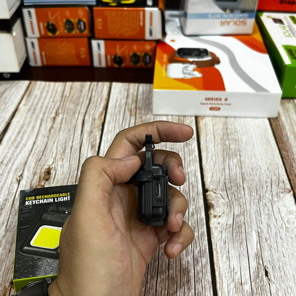 Rechargeable Cob Light Keychain