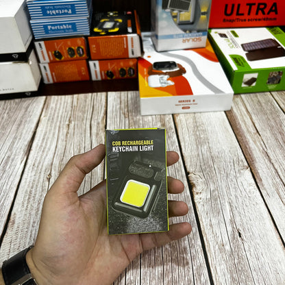 Rechargeable Cob Light Keychain