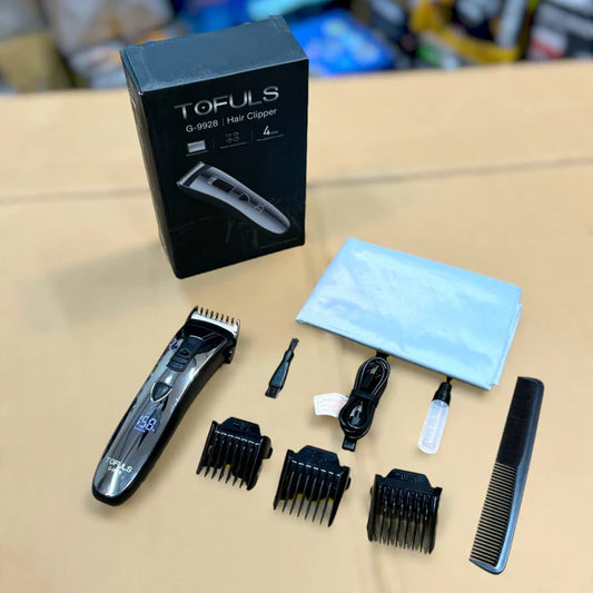 Tofuls Hair Trimmer Set for Precision Grooming with Adjustable Settings and Ergonomic, Comfortable Grip