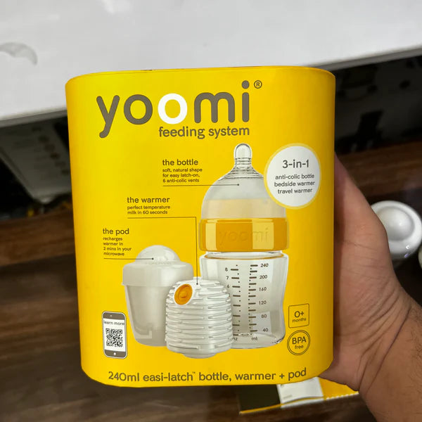 Amazon Imported 3-in-1 Yoomi Feeder for Easy Baby Feeding with Warming System, Bottle, and Food Storage