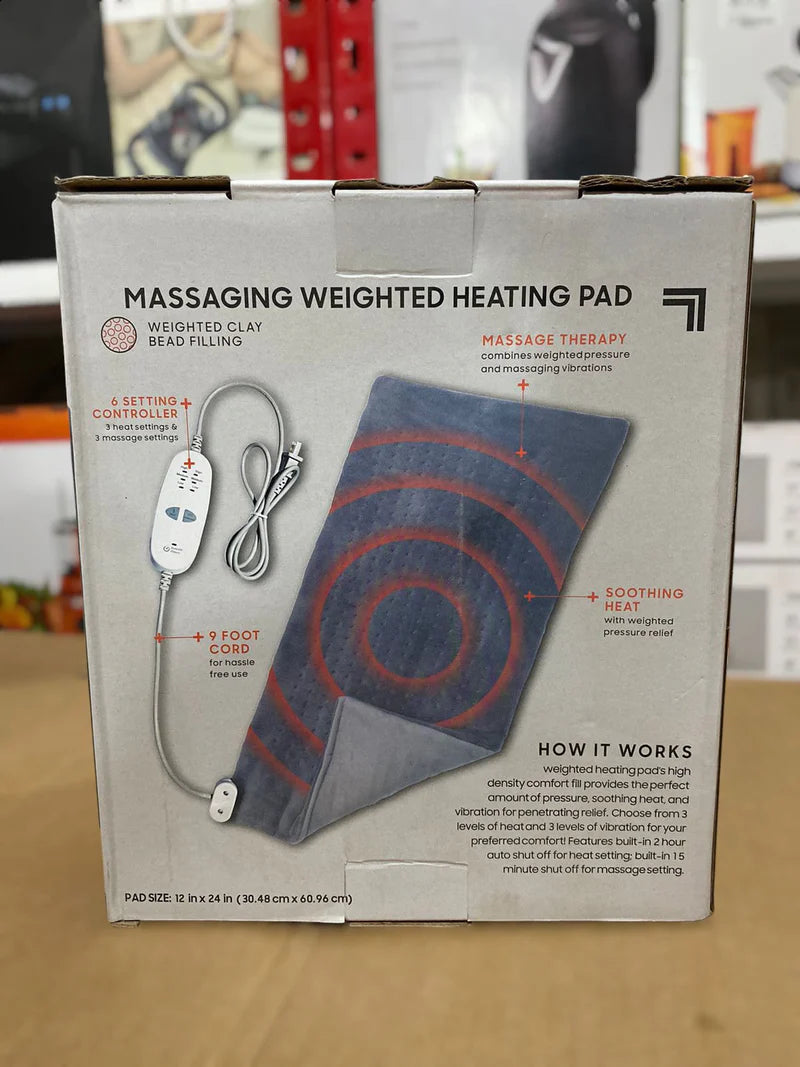 Lot Imported Massaging Weighted Heating Pad