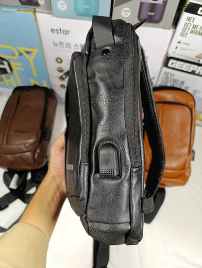 Imported PU Leather Side/Messenger Bag