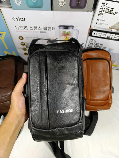 Imported PU Leather Side/Messenger Bag