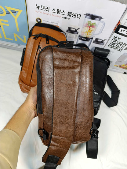 Imported PU Leather Side/Messenger Bag