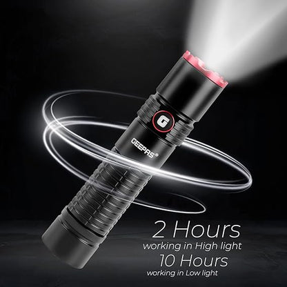 Geepas Rechargeable LED Flashlight-51065