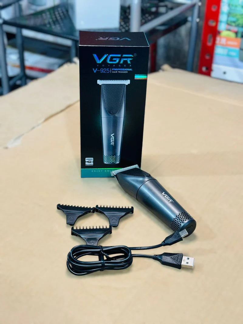 VGR Professional Hair Trimmer V-925 for Precise Grooming with Sharp Blades, Adjustable Settings, and Ergonomic Design