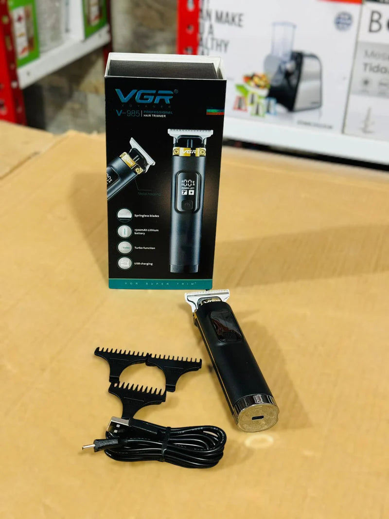 VGR Professional Hair Trimmer V-985 for Precision Cuts with Sharp Blades, Adjustable Settings, and Ergonomic Handle